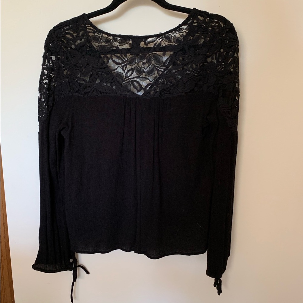 Black Lace Top